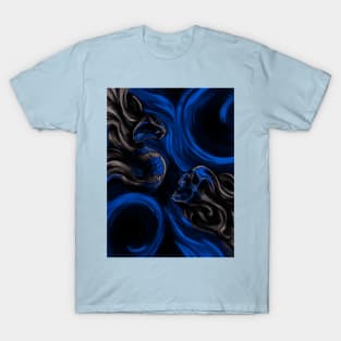 Skull & Snake (blue) T-Shirt